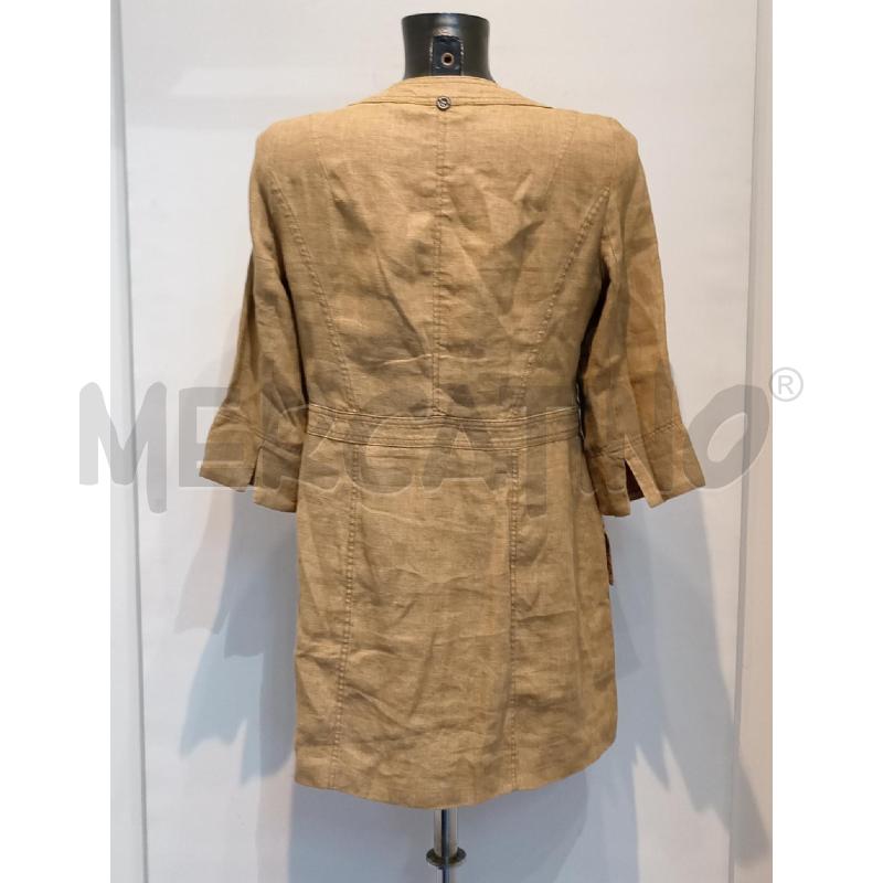 TRENCH DONNA PENNY BLACK MARRONE LINO | Mercatino dell'Usato Moncalieri bengasi 2