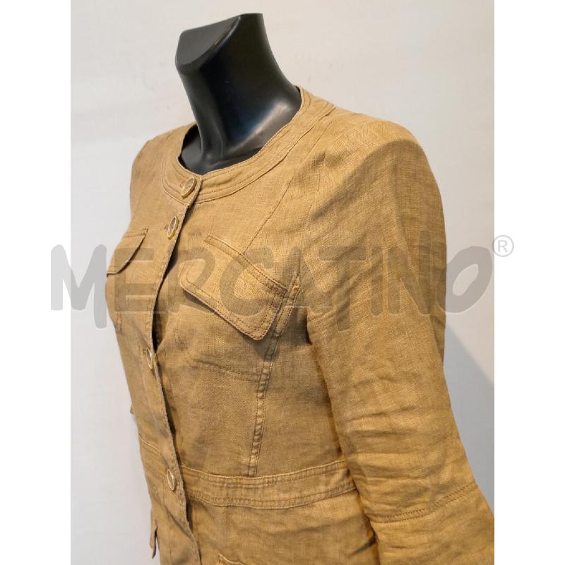 TRENCH DONNA PENNY BLACK MARRONE LINO | Mercatino dell'Usato Moncalieri bengasi 3