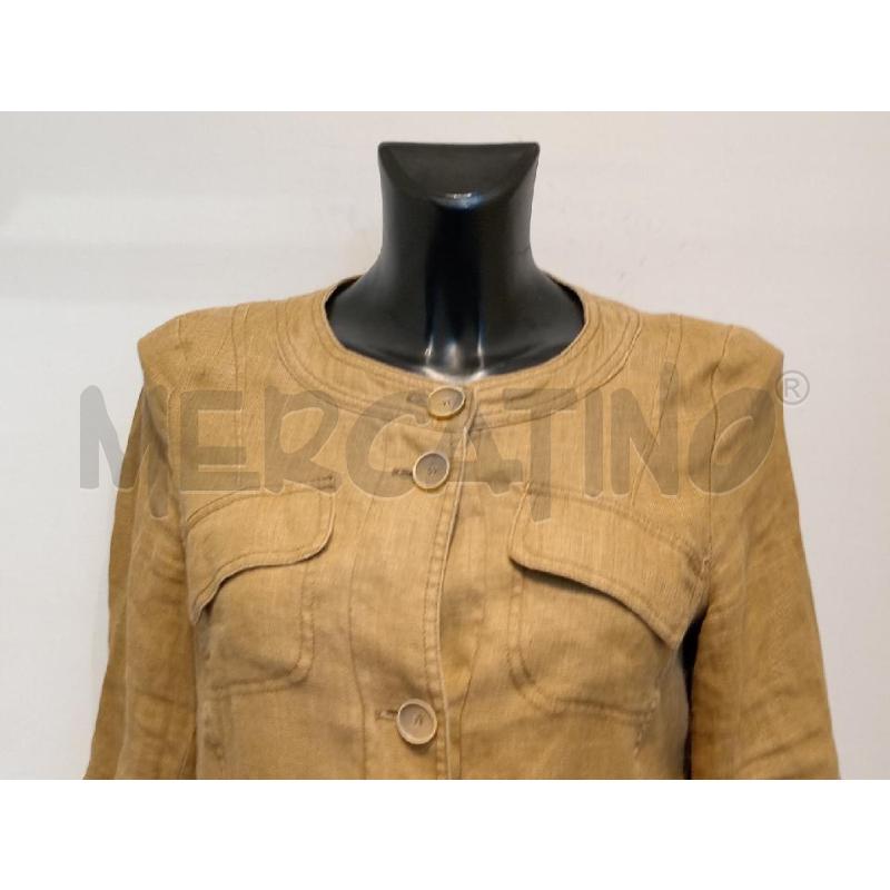 TRENCH DONNA PENNY BLACK MARRONE LINO | Mercatino dell'Usato Moncalieri bengasi 4
