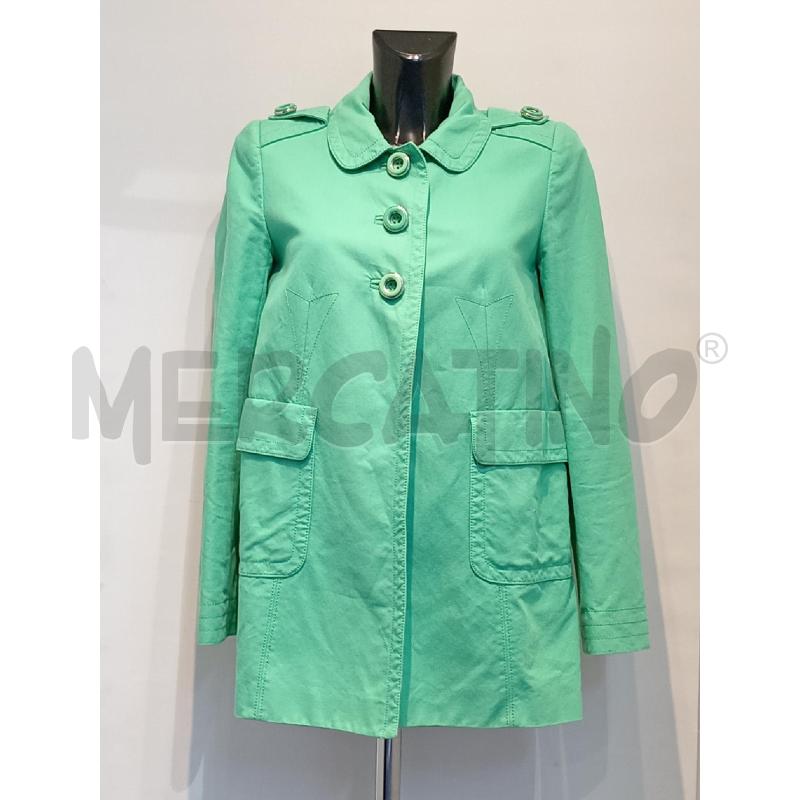 TRENCH DONNA SARA JARMAN VERDE | Mercatino dell'Usato Moncalieri bengasi 1