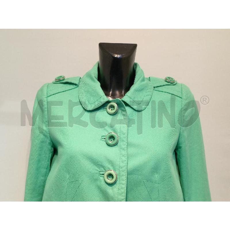 TRENCH DONNA SARA JARMAN VERDE | Mercatino dell'Usato Moncalieri bengasi 3