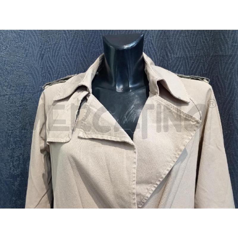 TRENCH DONNA VICOLO BEIGE INSERTI MIMETICI | Mercatino dell'Usato Moncalieri bengasi 3