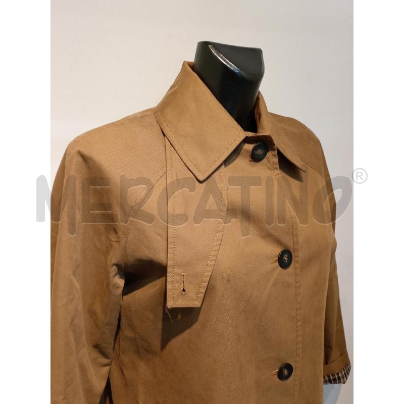 TRENCH DONNA ZARA MARRONE INTERNO QUADRETTI | Mercatino dell'Usato Moncalieri bengasi 3