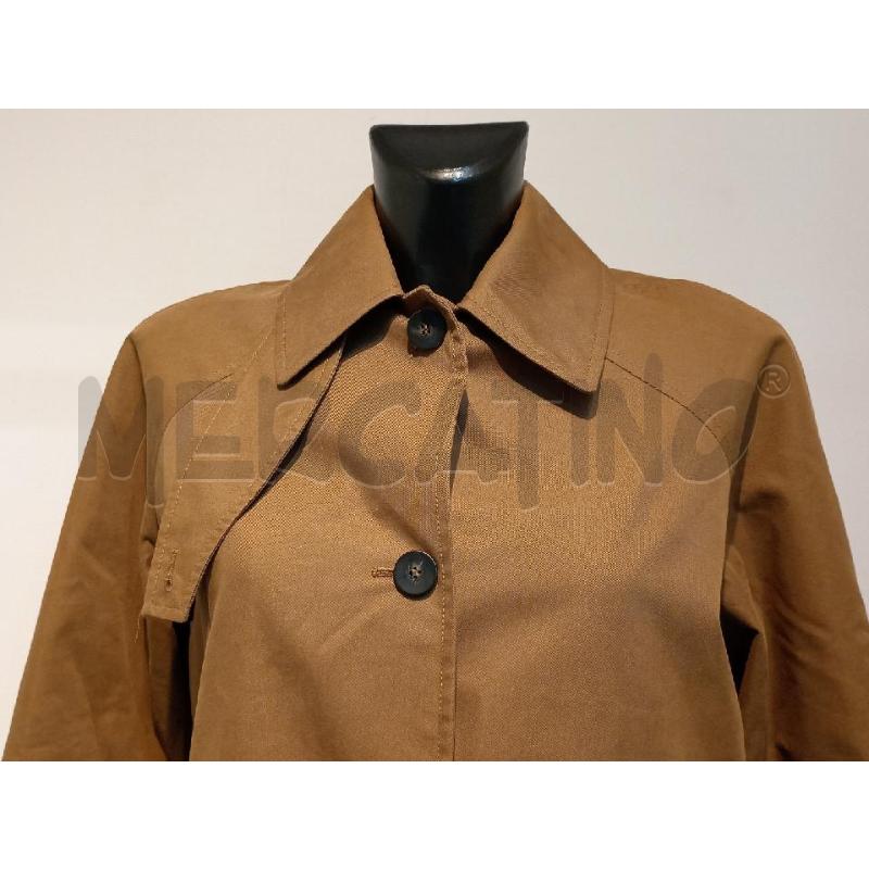 TRENCH DONNA ZARA MARRONE INTERNO QUADRETTI | Mercatino dell'Usato Moncalieri bengasi 4