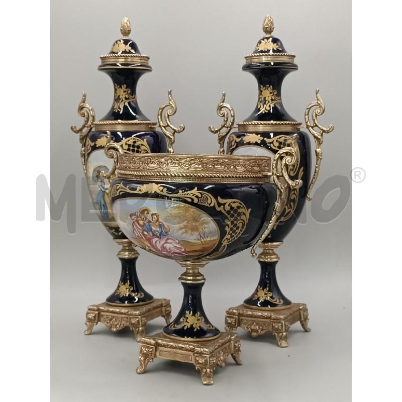 TRITTICO CERAMICA VINTAGE SCENE DI CAMPAGNA | Mercatino dell'Usato Moncalieri bengasi 1