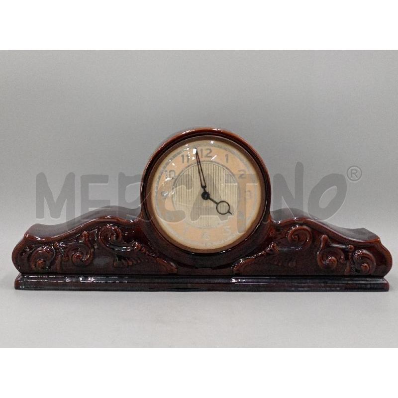 TRITTICO OROLOGIO CERAMICA CON 2 PORTACANDELE | Mercatino dell'Usato Moncalieri bengasi 2