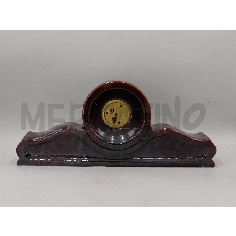 TRITTICO OROLOGIO CERAMICA CON 2 PORTACANDELE | Mercatino dell'Usato Moncalieri bengasi 3