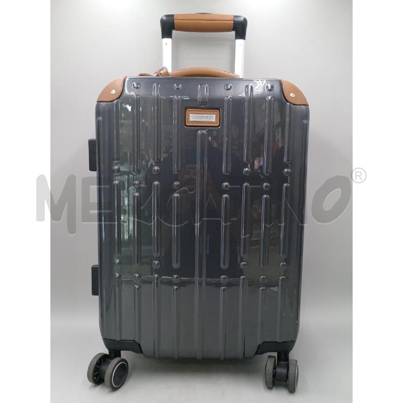 TROLLEY TRUSSARDI GRIGIO SCURO  CON COPERTURA  | Mercatino dell'Usato Moncalieri bengasi 1