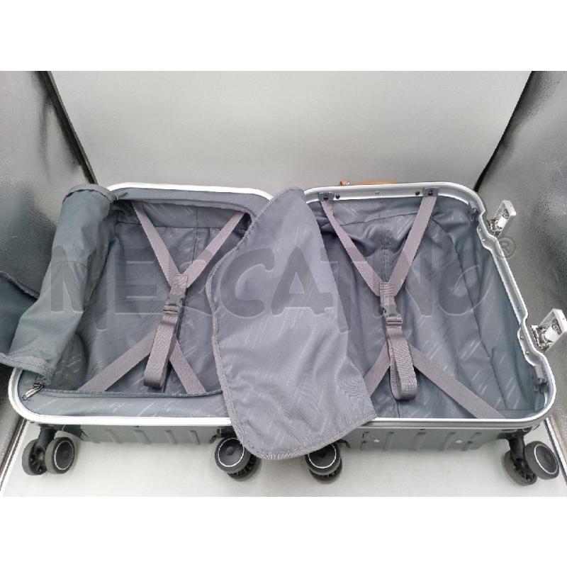 TROLLEY TRUSSARDI GRIGIO SCURO  CON COPERTURA  | Mercatino dell'Usato Moncalieri bengasi 4