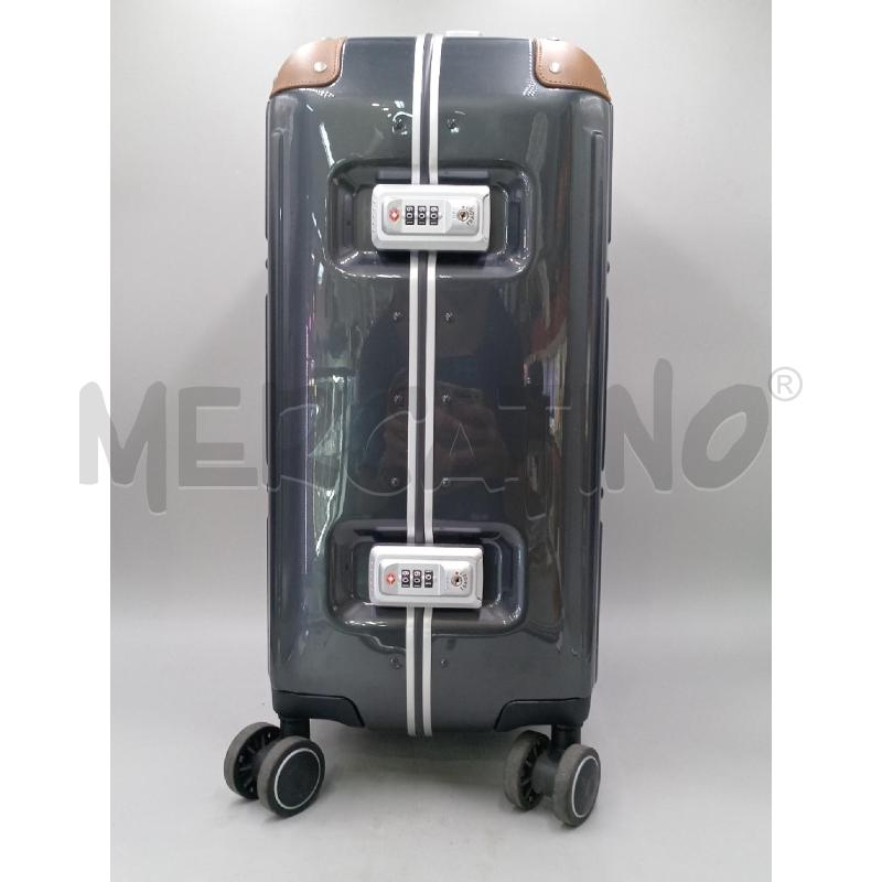 TROLLEY TRUSSARDI GRIGIO SCURO  CON COPERTURA  | Mercatino dell'Usato Moncalieri bengasi 5