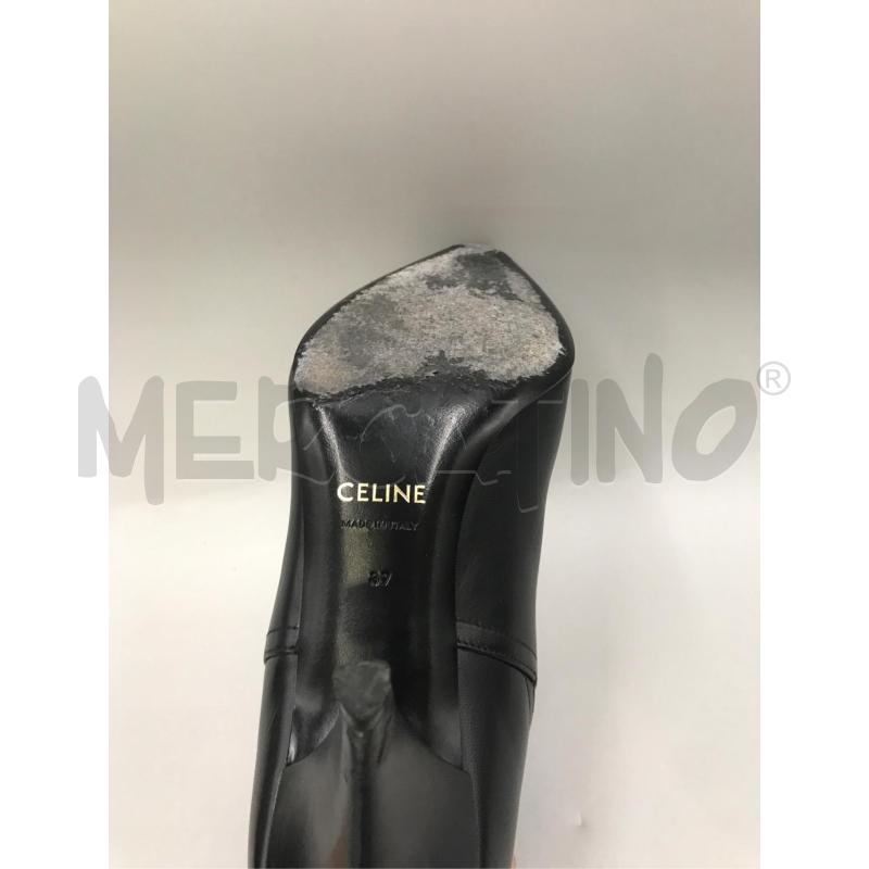 TRONCHETTO CELINE NERO TACCO CONO  | Mercatino dell'Usato Moncalieri bengasi 5