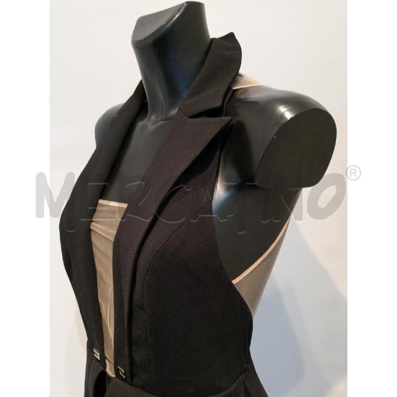 TUTA DONNA ELISABETTA FRANCHI NERA CON RETINA BEIGE | Mercatino dell'Usato Moncalieri bengasi 3