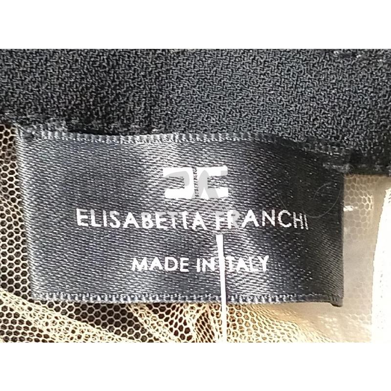 TUTA DONNA ELISABETTA FRANCHI NERA CON RETINA BEIGE | Mercatino dell'Usato Moncalieri bengasi 5