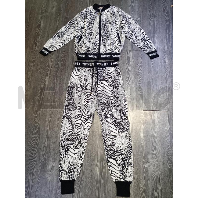 TUTA DONNA TWIN SET BIANCO NERA | Mercatino dell'Usato Moncalieri bengasi 1