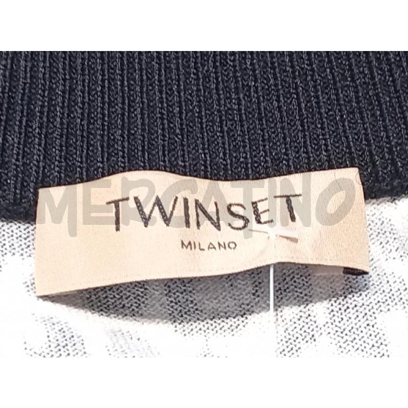 TUTA DONNA TWIN SET BIANCO NERA | Mercatino dell'Usato Moncalieri bengasi 5