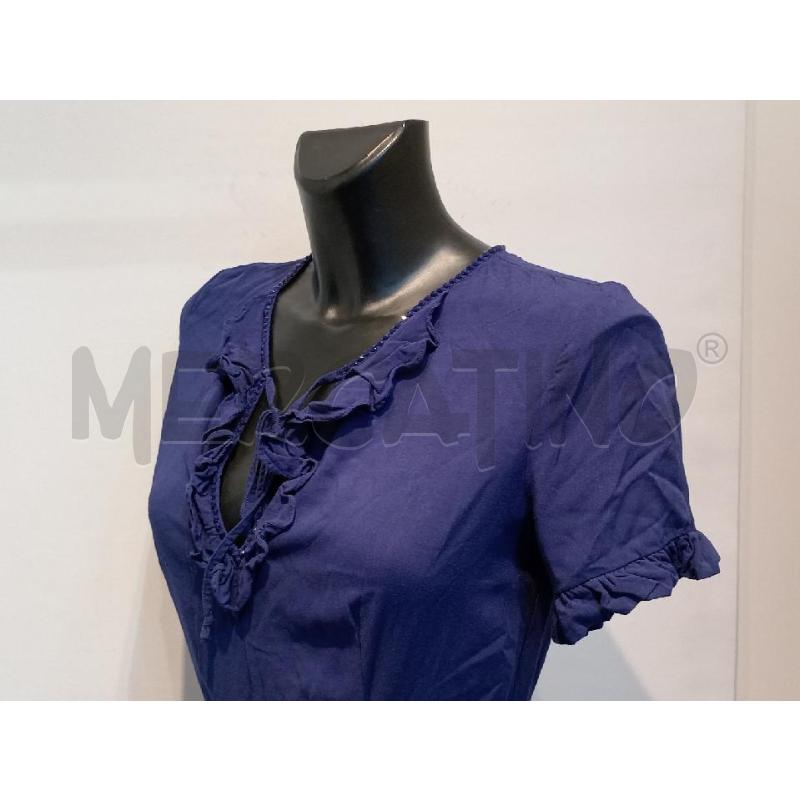 TUTA DONNA TWIN SET BLU SCOLLO CON BRILLANTINI BLU | Mercatino dell'Usato Moncalieri bengasi 3