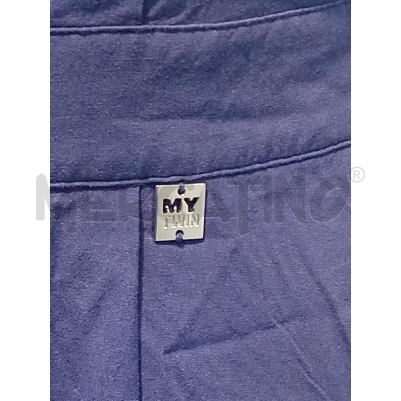 TUTA DONNA TWIN SET BLU SCOLLO CON BRILLANTINI BLU | Mercatino dell'Usato Moncalieri bengasi 4
