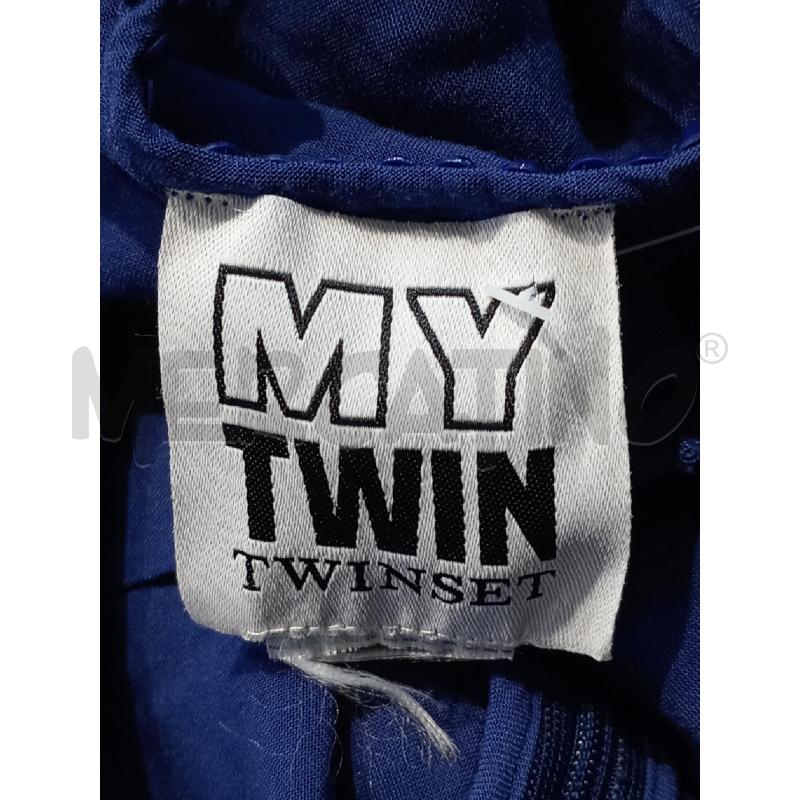 TUTA DONNA TWIN SET BLU SCOLLO CON BRILLANTINI BLU | Mercatino dell'Usato Moncalieri bengasi 5