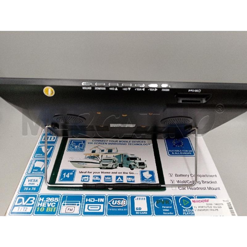 TV  PORTATILE 12V/220V UNISPERCTRA PER CAMPER AUTO ECC... | Mercatino dell'Usato Moncalieri bengasi 4