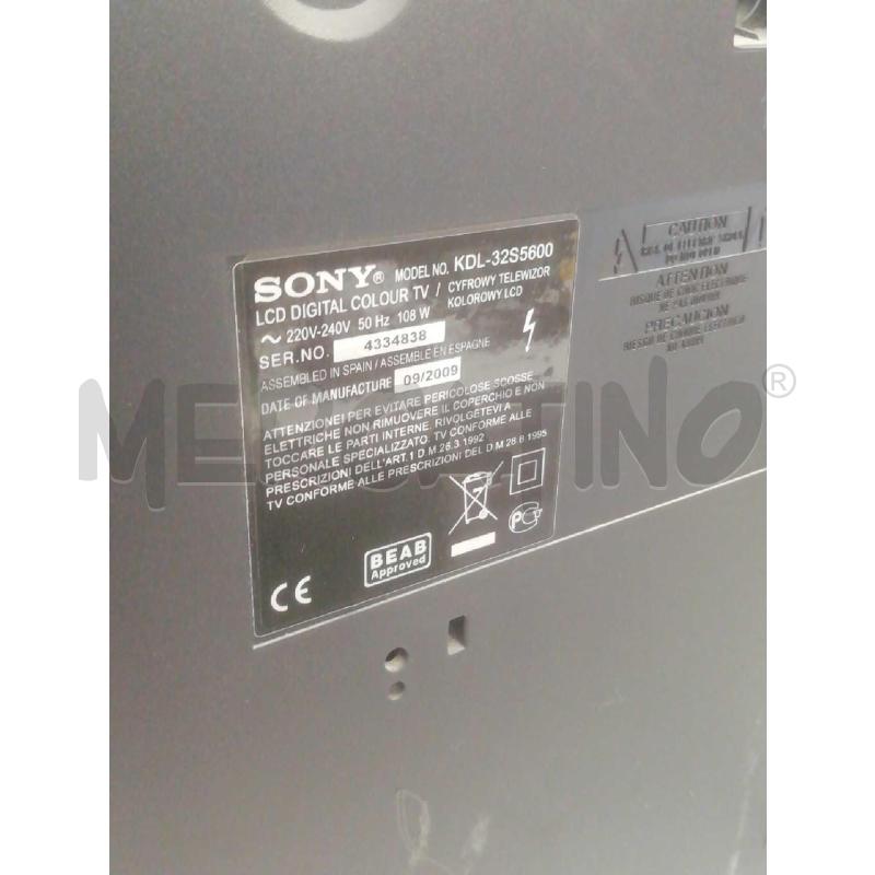 TV  SONY 32 POLLICI NO DECODER | Mercatino dell'Usato Moncalieri bengasi 5