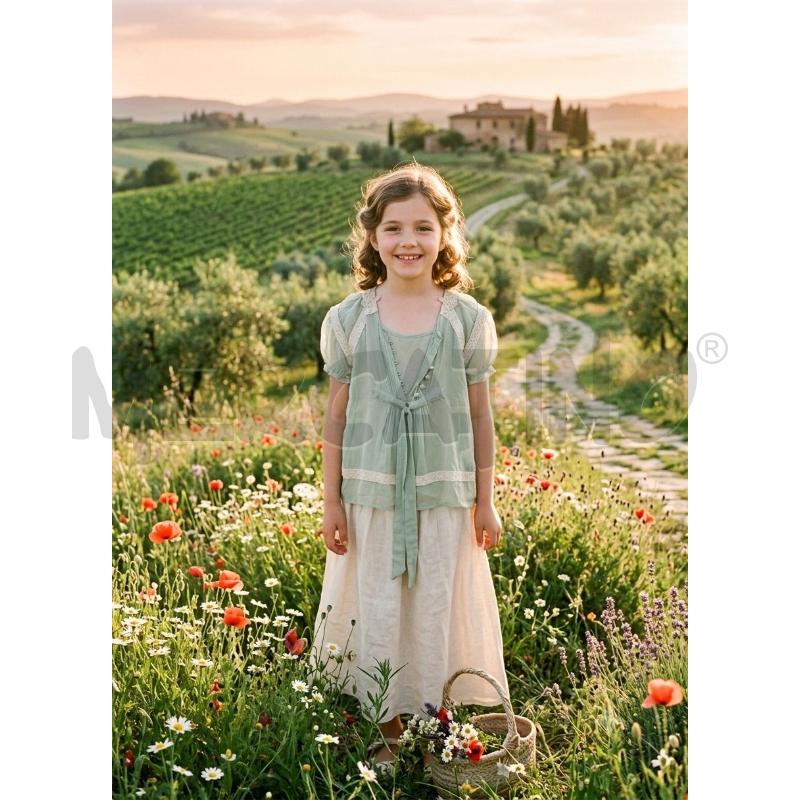 TWIN SET BAMBINO TWIN SET VERDE ACQUA CON CANOTTA | Mercatino dell'Usato Moncalieri bengasi 1
