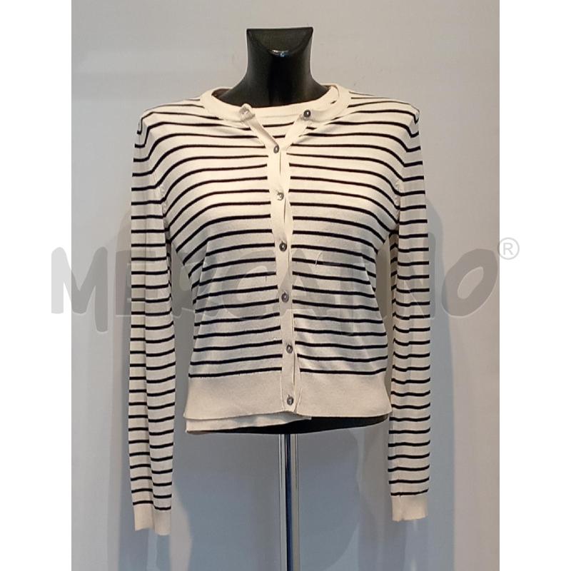TWIN SET ZARA BEIGE RIGHE NERE | Mercatino dell'Usato Moncalieri bengasi 1