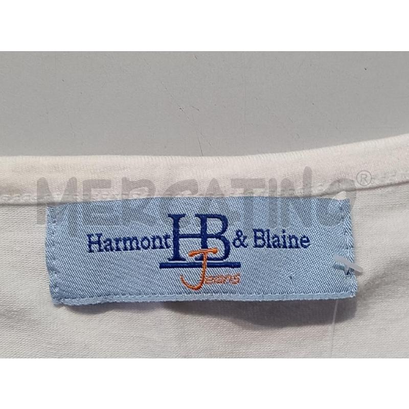 T SHIRT BAMBINA HARMONT&BLAINE BIANCA HAPPY  | Mercatino dell'Usato Moncalieri bengasi 4