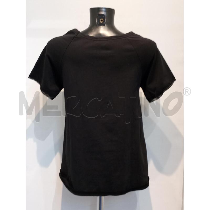 T SHIRT DONNA DATCH NERA CON SCRITTA STRASS  | Mercatino dell'Usato Moncalieri bengasi 2