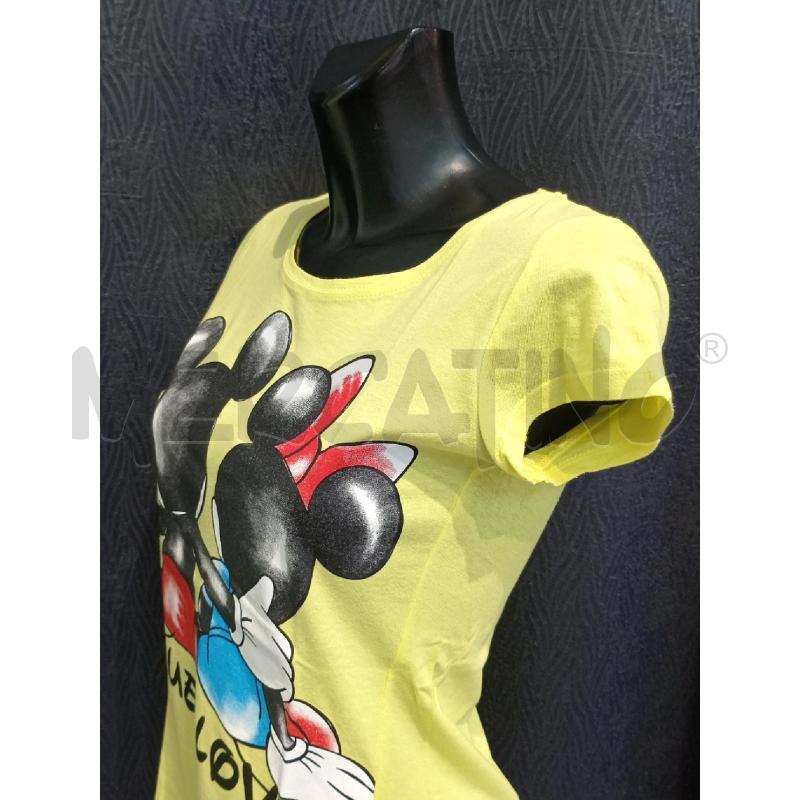 T SHIRT DONNA DISNEY GIALLA MINNI E TOPOLINO | Mercatino dell'Usato Moncalieri bengasi 3