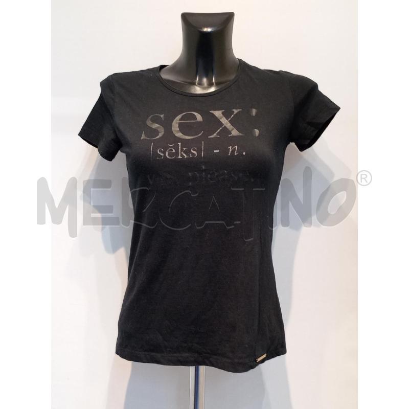 T SHIRT DONNA ELISABETTA FRANCHI NERA SEX  | Mercatino dell'Usato Moncalieri bengasi 1