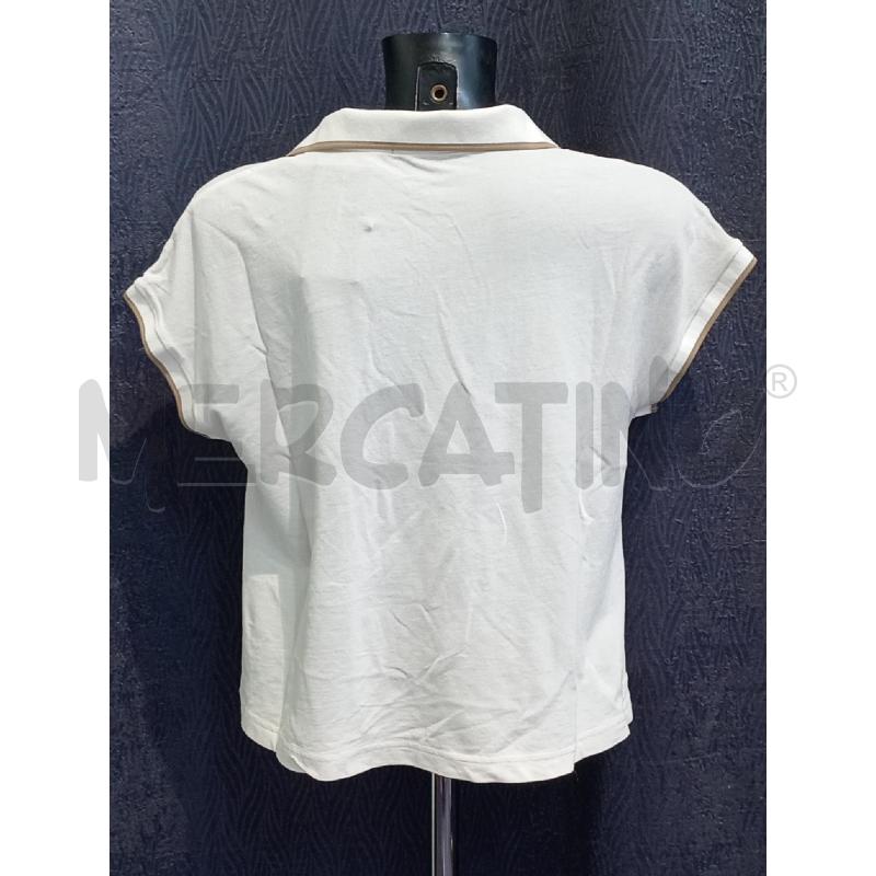 T SHIRT DONNA FRED PERRY BIANCA SMANICATA  | Mercatino dell'Usato Moncalieri bengasi 2