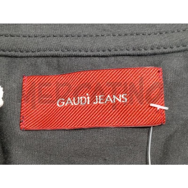 T SHIRT DONNA GAUDI JEANS VERDE LOGO BIANCO  | Mercatino dell'Usato Moncalieri bengasi 5