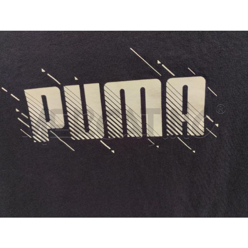 T SHIRT DONNA PUMA BLU LOGO BIANCO  | Mercatino dell'Usato Moncalieri bengasi 3