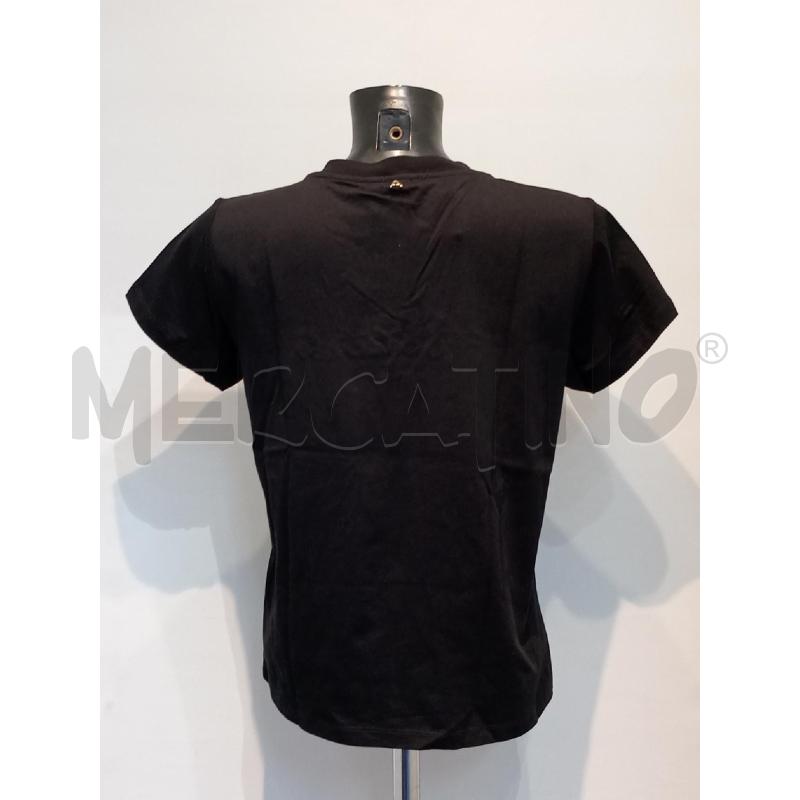 T SHIRT DONNA TWINSET NERA SCRITTA BEIGE  | Mercatino dell'Usato Moncalieri bengasi 2