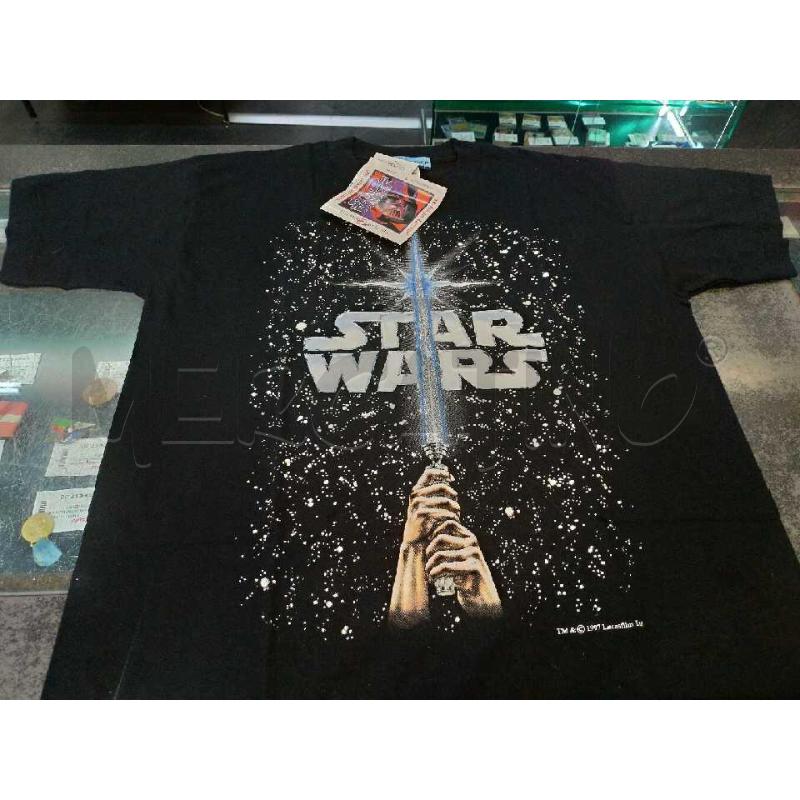 T SHIRT STAR WARS LUCASFILM 1997 EMMANUEL SCHVILI TG XXL JUNIOR | Mercatino dell'Usato Moncalieri bengasi 1