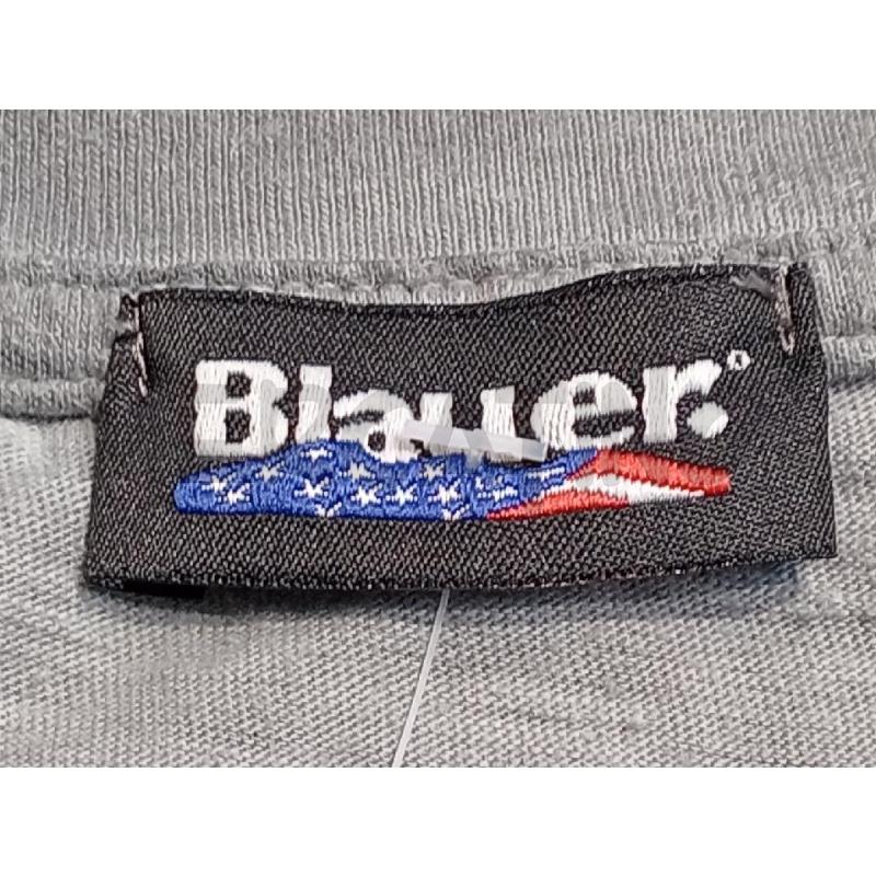 T SHIRT UOMO BLAUER GRIGIA LOGATA  | Mercatino dell'Usato Moncalieri bengasi 4