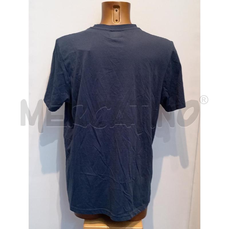 T SHIRT UOMO KAPPA BLU LOGO BIANCO  | Mercatino dell'Usato Moncalieri bengasi 2