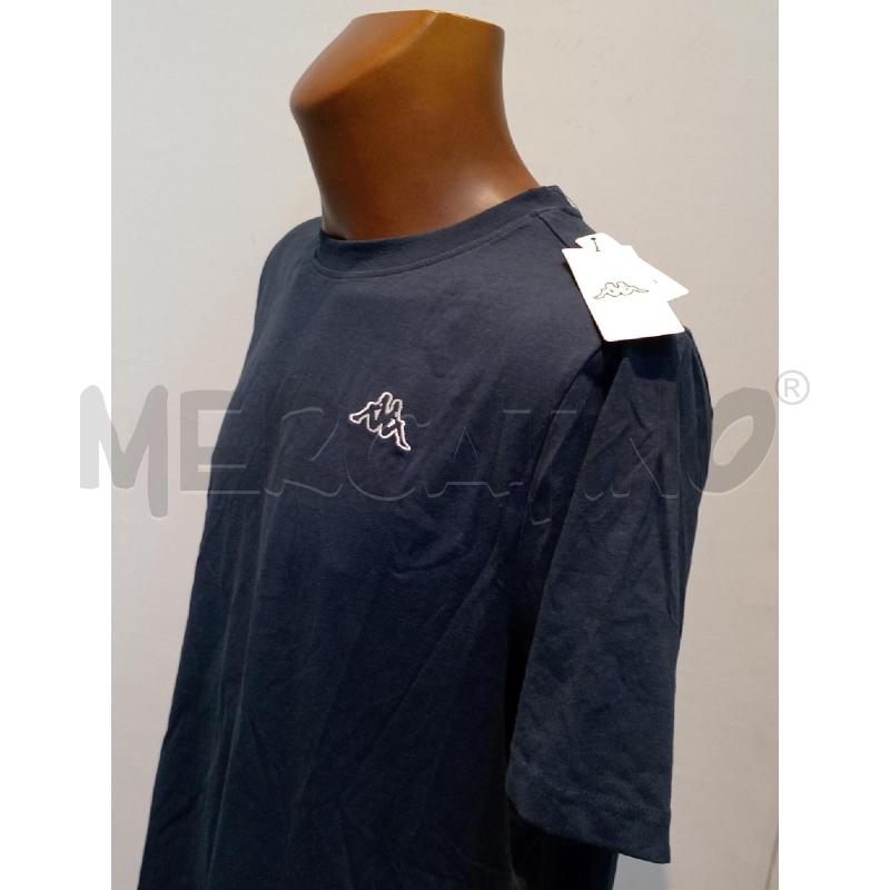 T SHIRT UOMO KAPPA BLU LOGO BIANCO  | Mercatino dell'Usato Moncalieri bengasi 3