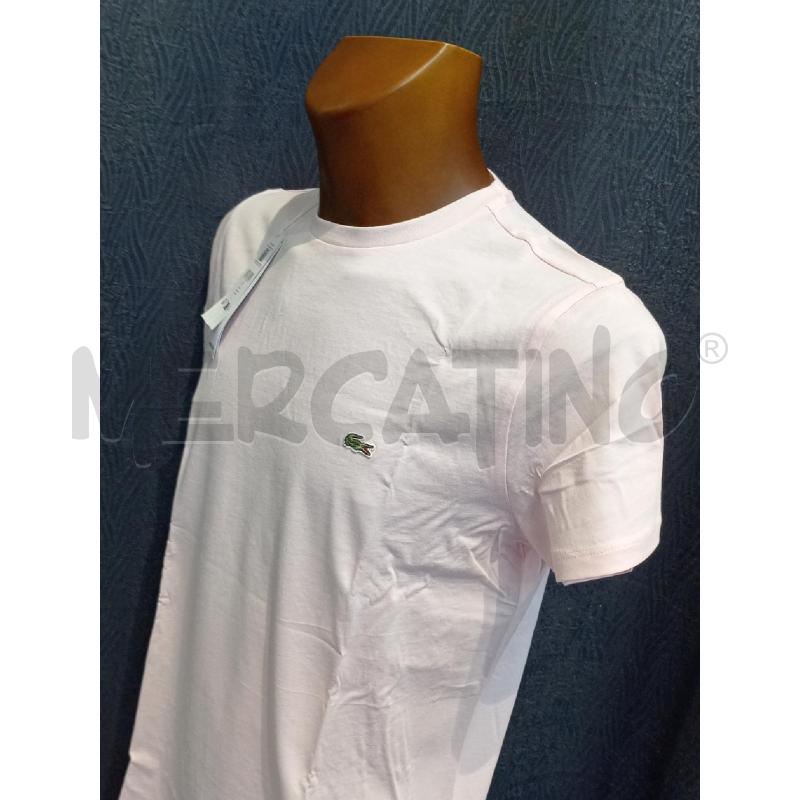 T SHIRT UOMO LACOSTE ROSA  | Mercatino dell'Usato Moncalieri bengasi 3