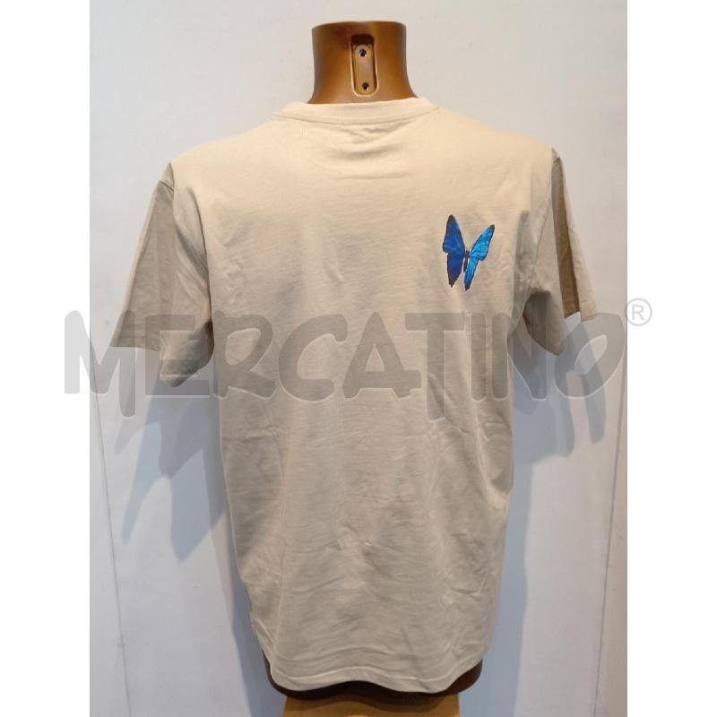 T SHIRT UOMO MISTER TEE BEIGE LE PAPILLON  | Mercatino dell'Usato Moncalieri bengasi 2