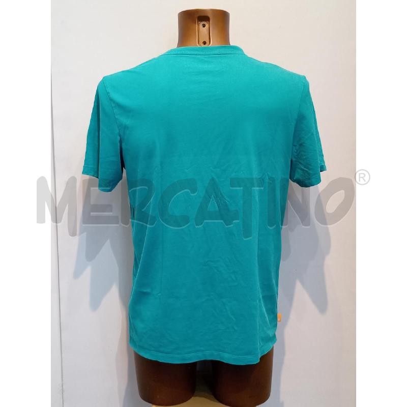 T SHIRT UOMO TIMBERLAND VERDE LOGO ROSA | Mercatino dell'Usato Moncalieri bengasi 2