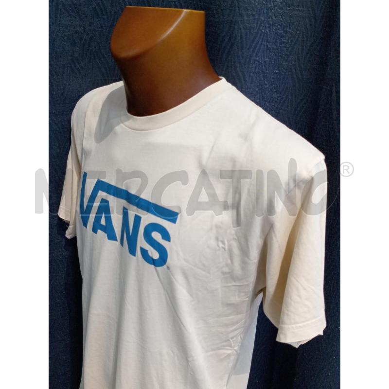 T SHIRT UOMO VANS BEIGE LOGO BLU  | Mercatino dell'Usato Moncalieri bengasi 3