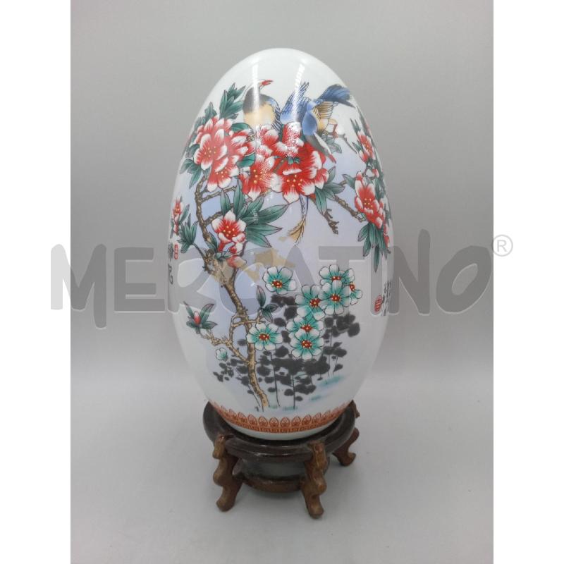 UOVO COLLEZIONE CHINA H. 43 C/BASE LEGNO | Mercatino dell'Usato Moncalieri bengasi 1