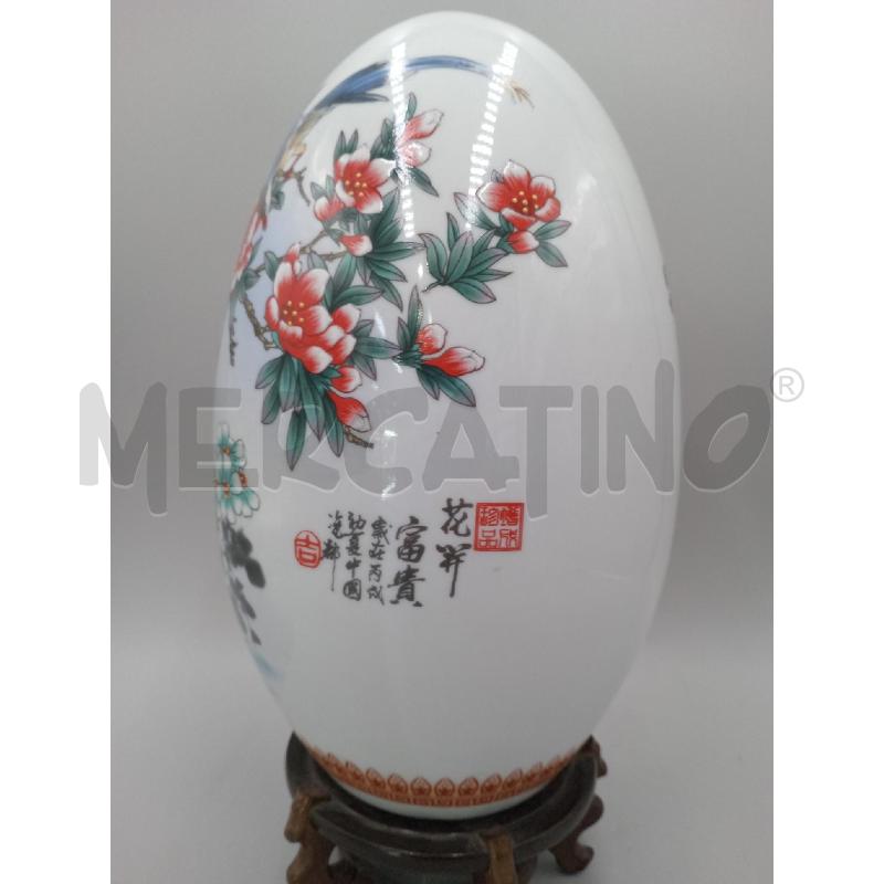 UOVO COLLEZIONE CHINA H. 43 C/BASE LEGNO | Mercatino dell'Usato Moncalieri bengasi 2