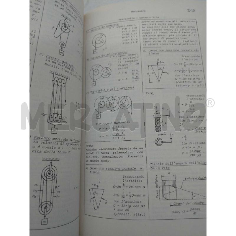 VADEMECUM PER DISEGNATORI E TECNICI HOEPLI 1996 16 EDIZIONE | Mercatino dell'Usato Moncalieri bengasi 4