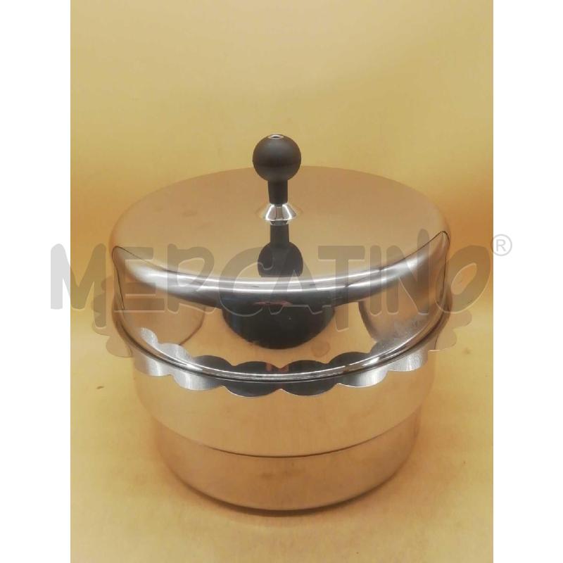 VAPORIERA METALLO INOX DESIGN ALESSI C/COPERCHIO | Mercatino dell'Usato Moncalieri bengasi 1