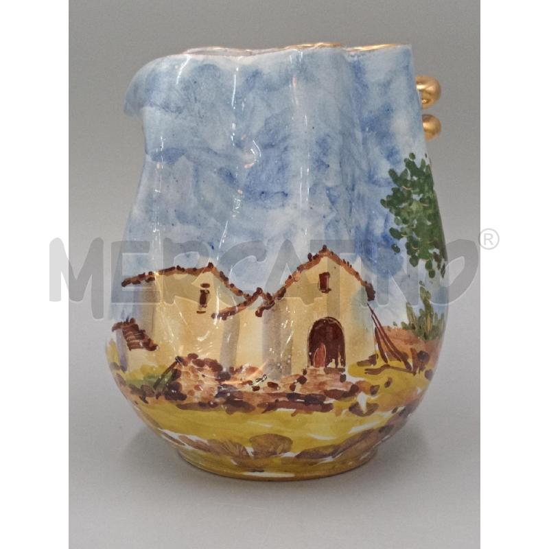 VASETTO CERAMICA ALBISOLA MANICI DORATI  | Mercatino dell'Usato Moncalieri bengasi 3