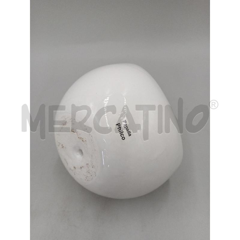 VASETTO CERAMICA BIANCA PAPALLA PHILCO SFERICO  | Mercatino dell'Usato Moncalieri bengasi 5