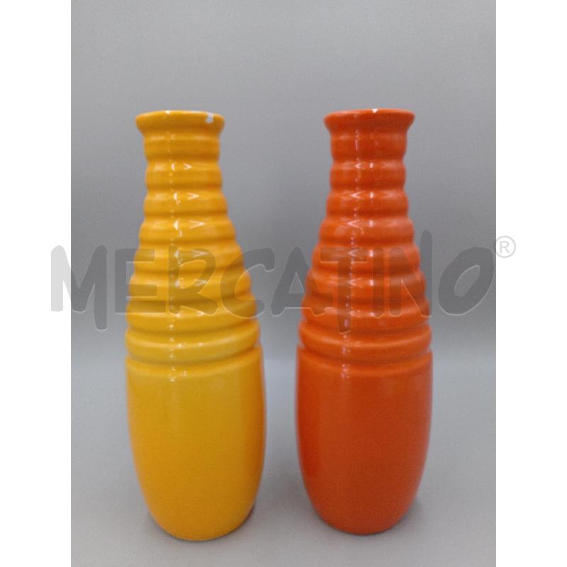 VASI CERAMICA MODERNI COPPIA H. 32  | Mercatino dell'Usato Moncalieri bengasi 1