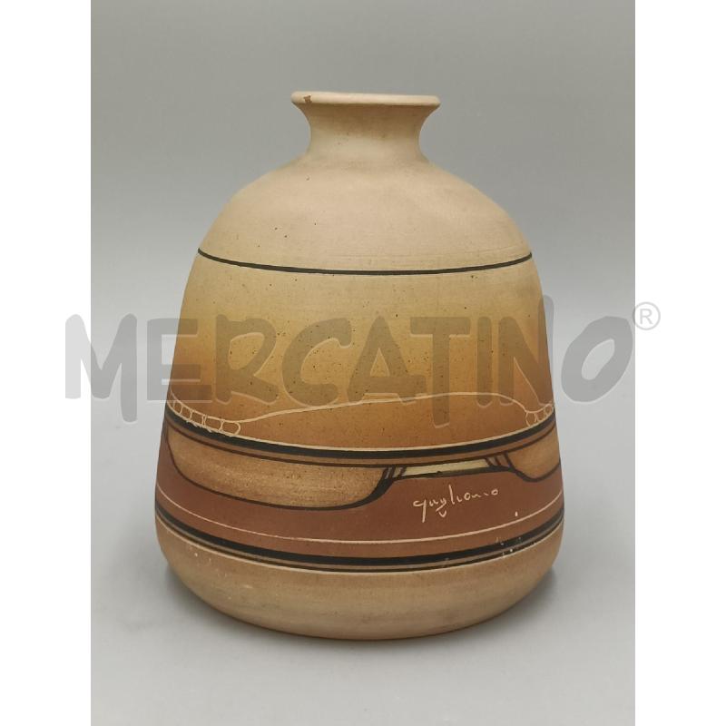 VASO CERAMICA ARREDAMENTO C/FIRFMA LATERALE E BORDO SBECCATO  | Mercatino dell'Usato Moncalieri bengasi 1